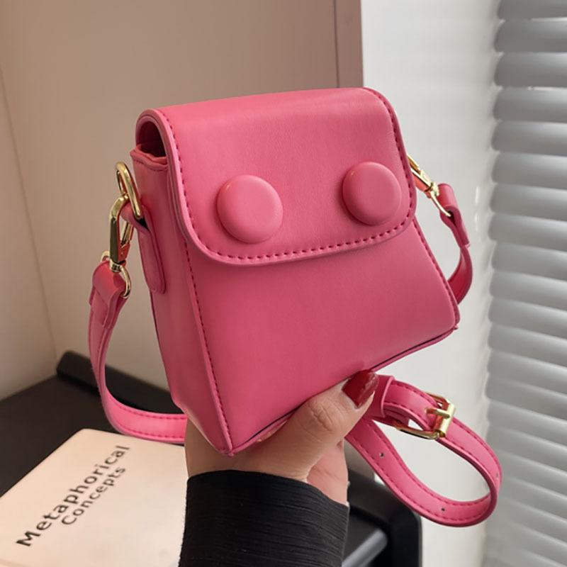 Small Bag New Fashionable and Unique Mouth Red Envelope Small Square Bag Women's Messenger Bag