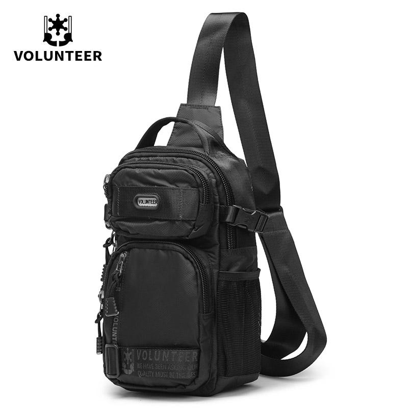 2025 Men's Large Capacity Canvas Chest & Shoulder Bag – Multifunctional Tactical Crossbody with Oxford Cloth for Outdoor Use