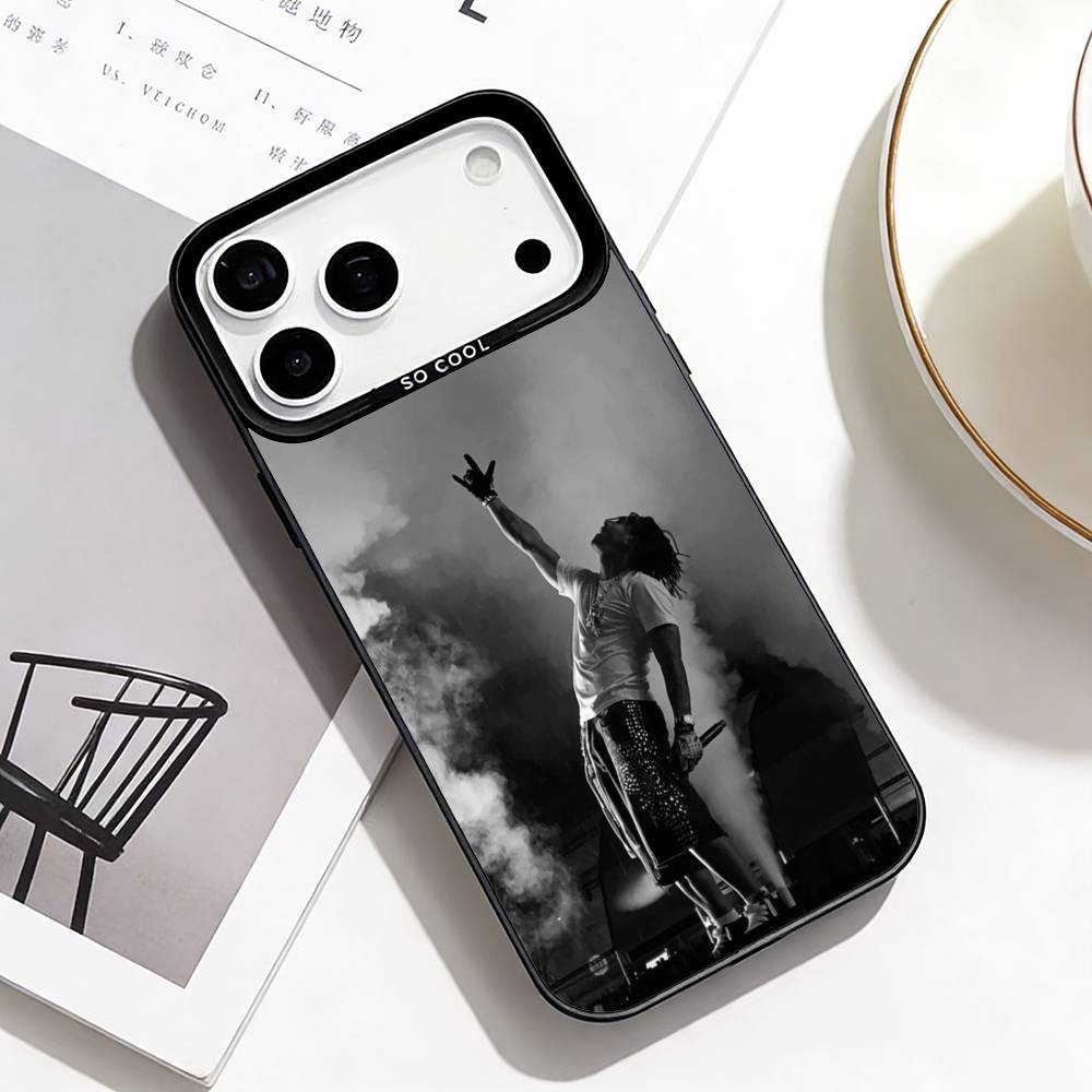 

Rapper J-JuL C est Pas Des Lol Phone Case For iPhone17,16,15,14,13,12,Pro Max Black Colored Silver Plated Inside Cover iPhone14ProMax