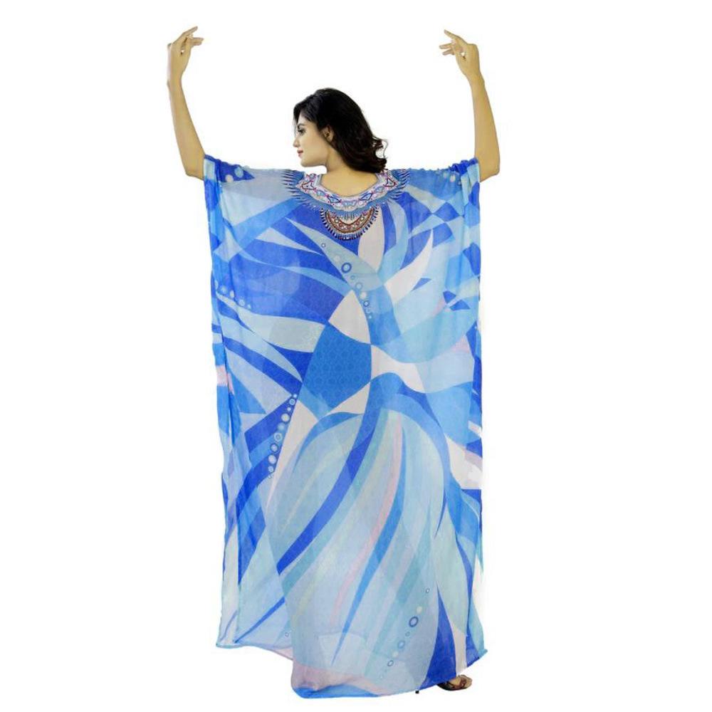 Beach Blouse Large Loose Robe Holiday Dress