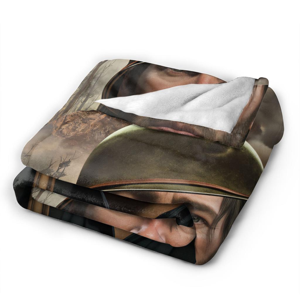 Super Soft Blankets Girls Boys Picnic Arthur Morgan RDR Throw Blanket Flannel Bedspread For Sofa Bed Cover