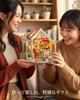 ROBOTIME Miniature House Dollhouse DIY Miniature Kit Dollhouse with LED Lights Mini Model Kit Figure Accessories DIY Craft Toy for Kids and Adults