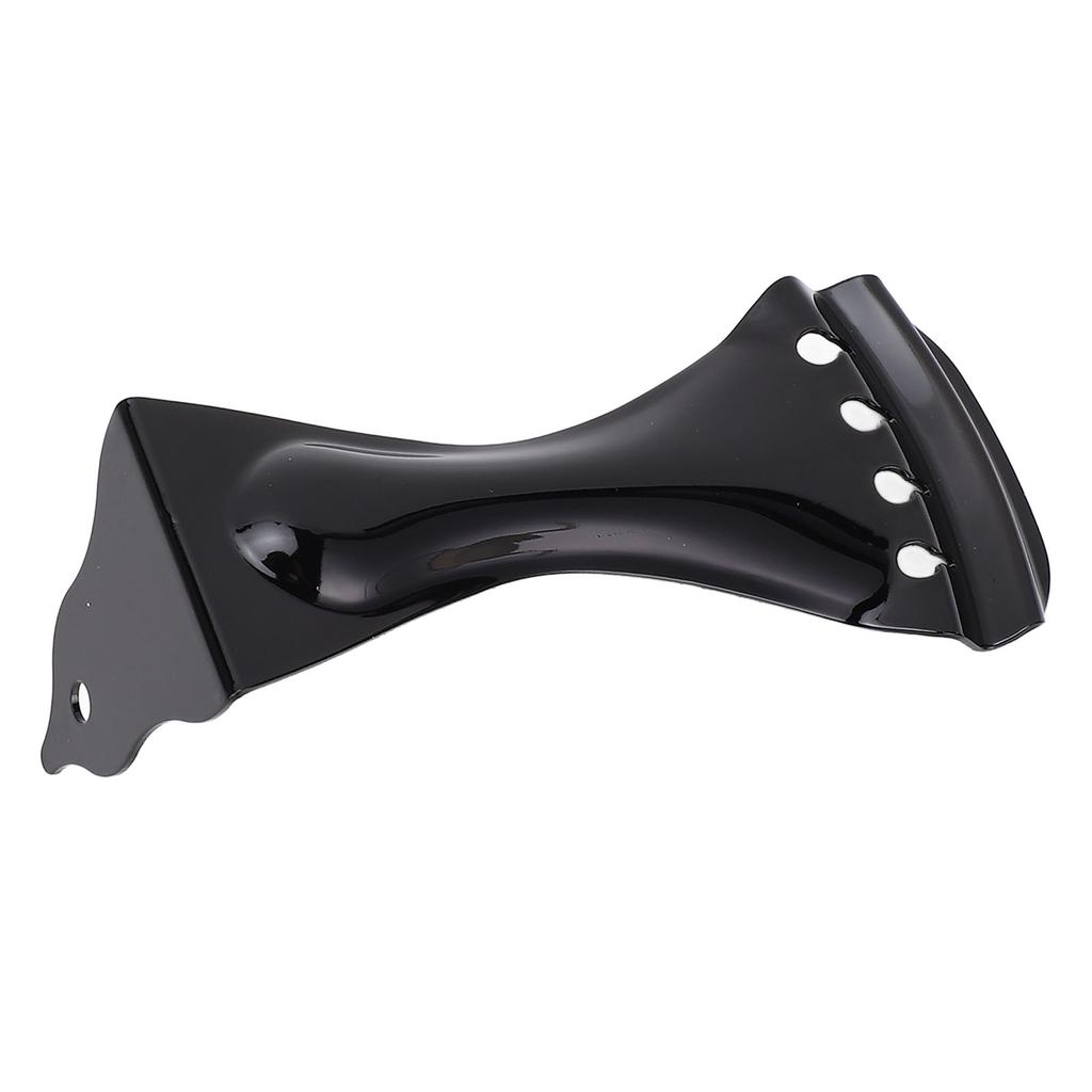 Guitar Bent Tailpiece Alloy Professional 4 String Resonator Guitar Tailpiece Replacement Black