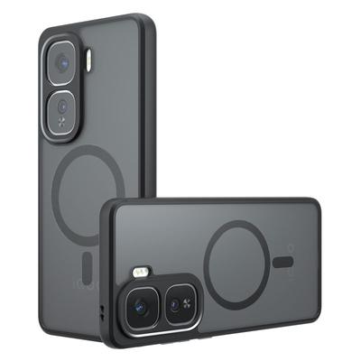 Matný kryt pro bezdrátové nabíjení Magsafe pro VIVO IQOO Neo 10 Pro + Nárazuvzdorný tvrdý akrylový magnetický zadní kryt pro VIVO IQOO Neo 9s Pro Plus