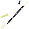 Tombow Dual Brush Pen ABT 131 Lemon Lime, Water-Based Graphic Art Marker for Drawing, Illustration, Hand Lettering and Calligraphy