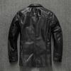 Leather Jacket, Top Layer Genuine Leather Jacket, Men's Suit, Large Size Spring and Autumn Jacket