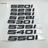 Soarhorse Matt Black for 520i 523i 525i 528i 530i 535i 540i 550i E34 E39 E60 E61 F10 Letter Sticker Emblem Decals