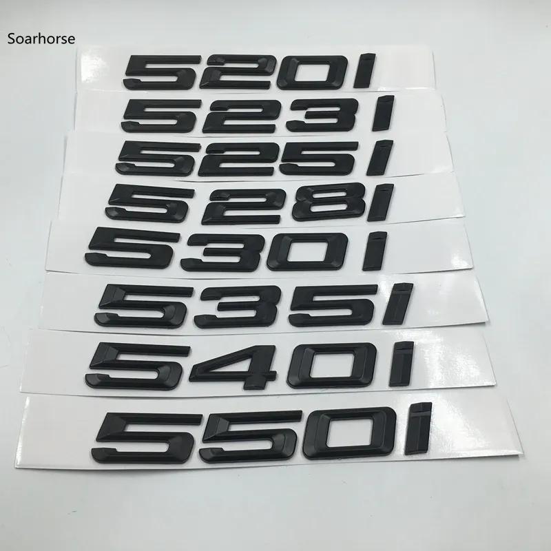 Soarhorse Matt Black for 520i 523i 525i 528i 530i 535i 540i 550i E34 E39 E60 E61 F10 Letter Sticker Emblem Decals