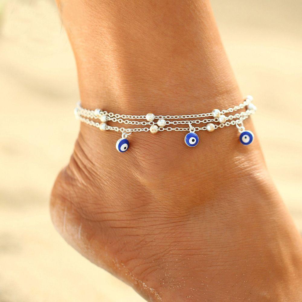 

Summer Beach Adjustable Women Pendants Beads Foot Chain Rope Bracelet Shell Anklet Bohemian 5