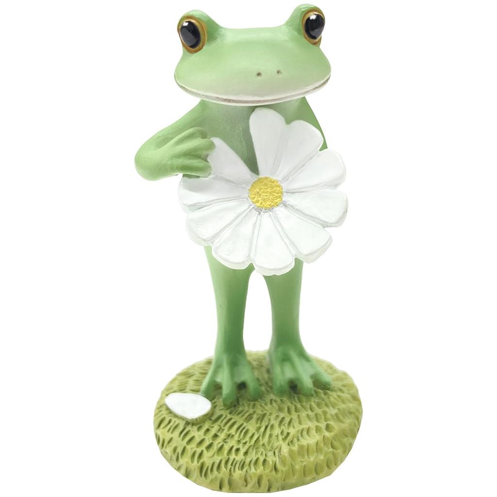 DAIKAI Copo Flower Fortune Telling x x cm Frog Ornament Result? 2.7 2.6 5.1