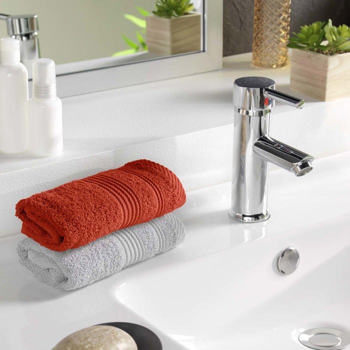 Serviette De Toilette Invite 30 X 50 Cm Tendresse Marsala