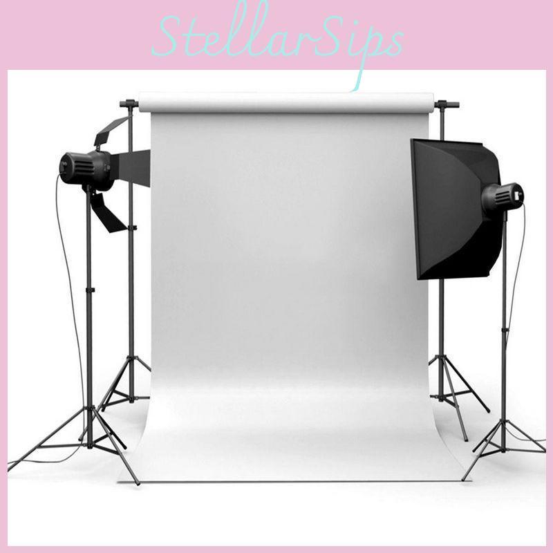 Bright White 10x10ft Photography Backdrop With Completely Seamless Nonwoven Material