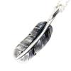 [STERLING SILVER 925] Feather Silver Necklace Pendant Chain AMTHANE-008