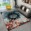 SPN Supernatural Dean Sam TV Teppich für Spielzimmer Schlafzimmer Wohnzimmer Sofa Heimdekoration, Kinderteppich rutschfeste Fußmatte Geschenk