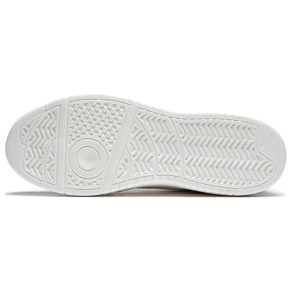 Li Ning Sycee V2 Rutschfeste, dämpfende und abriebfeste Low-Top-Skateboardschuhe für Damen, Schwarz/Weiß, AGCU248-5