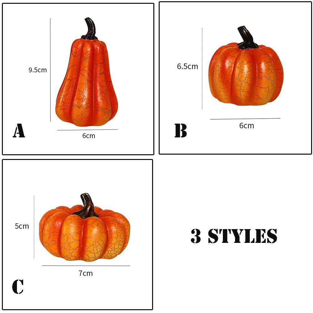 Hot Artificial light Props Pumpkin Halloween Pumpkin LED Light Bar Decoration Resin Lamp