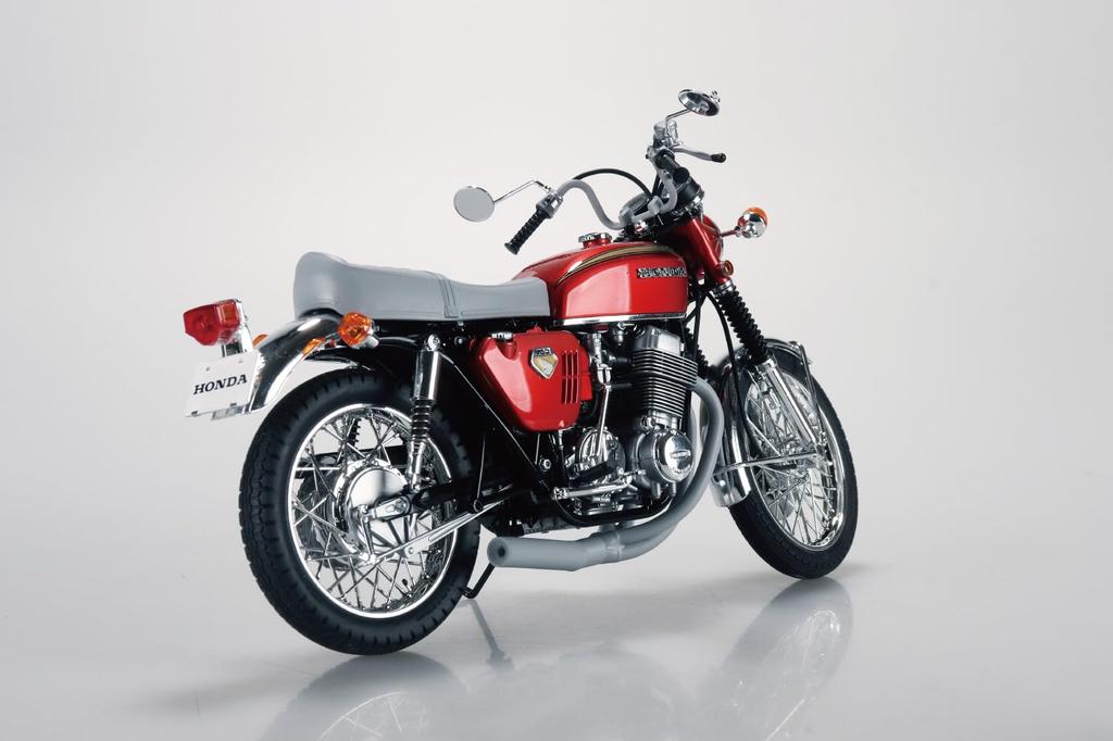 Aoshima Bunka Kyozai The Bike 23 Honda CB750 Dream CB750 FOUR Custom Plastic Model Kit Co., Ltd. (AOSHIMA) No. 1/12 '69