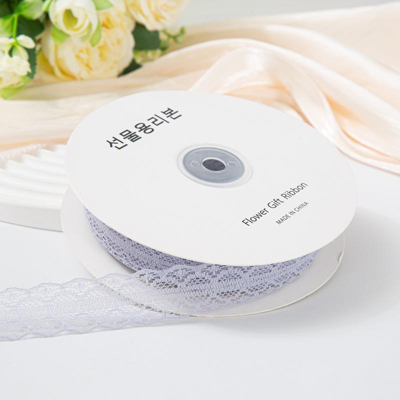 3cm50 Size Hollow Lace Ribbon Flower Bouquet Packaging Material Cake Ribbon Satin Diy Bow Ribbon