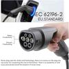 Morec chargeur voiture electrique 10/16a type 2 2,2/3,6kw portable eu schuko 6m