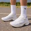 Anta Fashionable Comfortable Simple Versatile Shock Absorbing Non-Slip Breathable Low-Top Running Shoes Men Sneaker White 112425584S-1