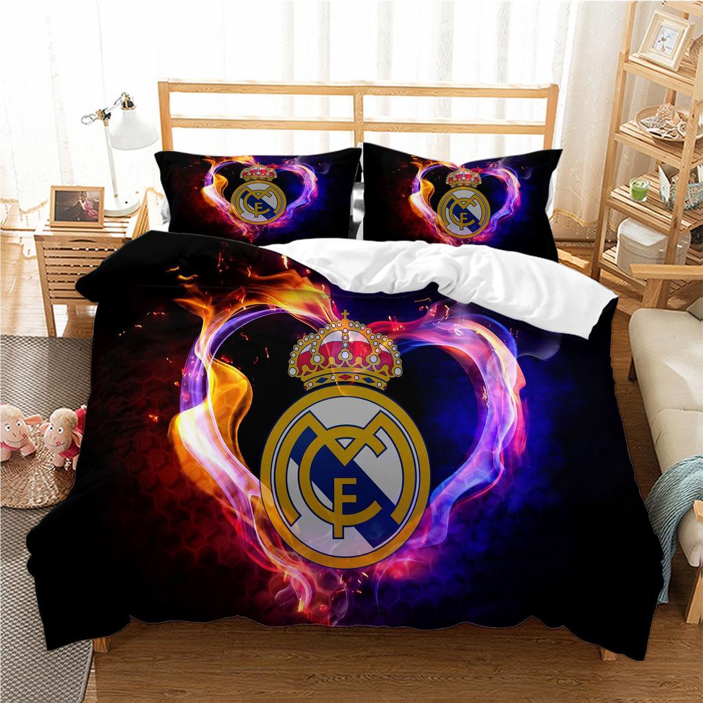 Bedding Four-Piece Set, Digital Printing Bedding, Football Basketball Quilt Cover Printing