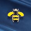 New Style Oil Drip Bee Brooch - Cute Animal Collar Pin, Simple Clothing Accessory