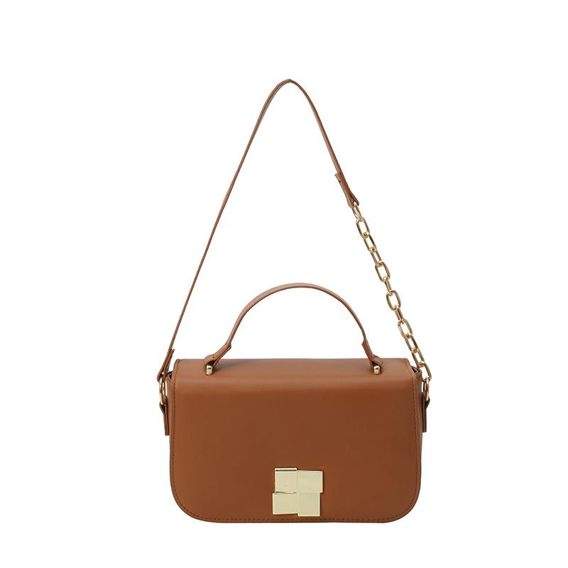 Premium texture fashion small bag women's messenger bag 2025 popular new versatile shoulder small square bag