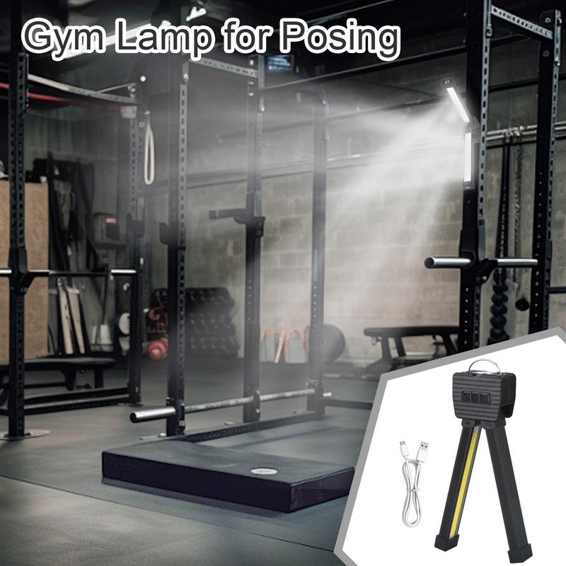 Portable Fold LED Flashlight 7 Modes Multifunctional Strong Magnet COB Work Light USB Charging Emergency Outdoor Camping Light