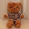 25cm Cute Wear Sweater Teddy Bear Plush Toys Adorable Stuffed Animal with Soft Twisted Teddy Bear Perfect Gift for Girls or Kids