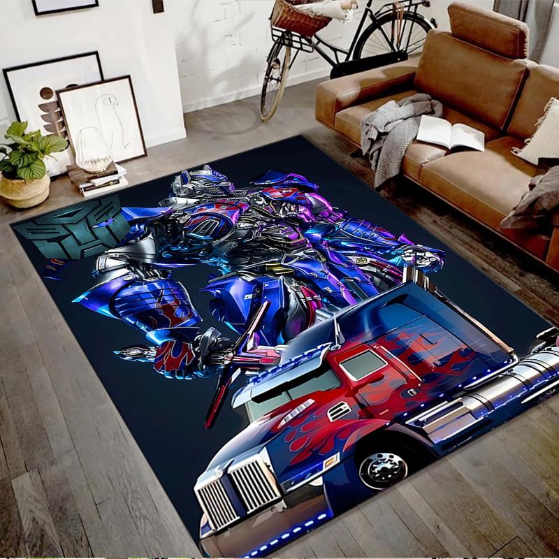 1pc Transformers2 Design Printed Area Rug Carpet for Bedroom Living Room Home Decor Rugs Mat Non Slip Mat Rug for Bedside