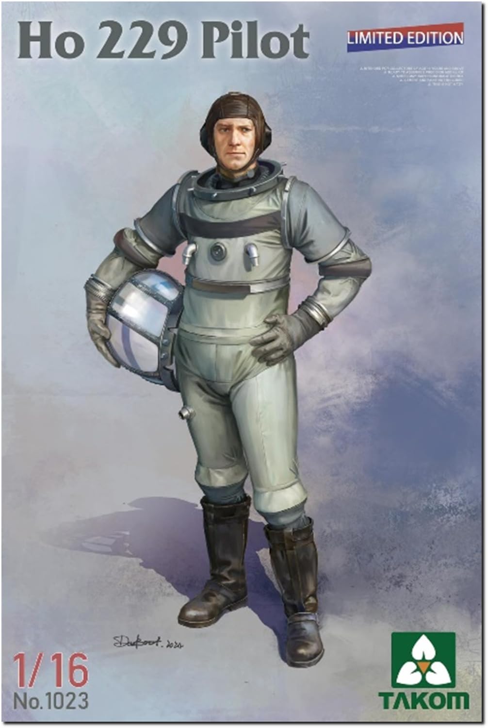 

Takom Horten Ho229 Pilot Plastic Model TKO1023 1/16 (person)