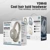 Luminous Bluetooth Wireless Headphones with Silicone Headband YDM48RGB, featuring Long Battery Life.