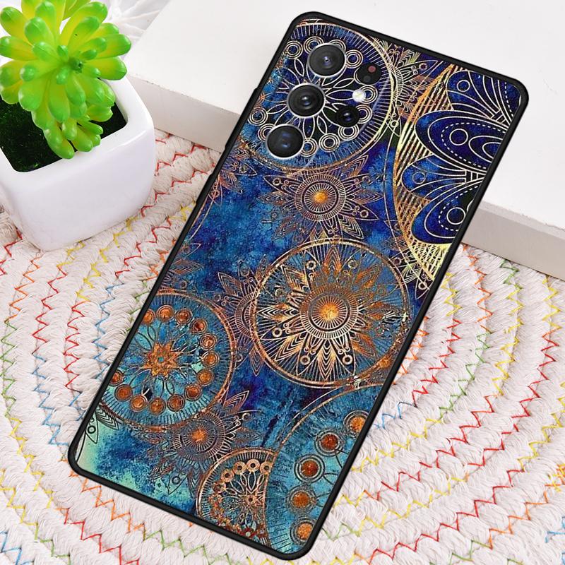 Indian Pattern Mandala Silicone Phone Case For Samsung Galaxy note 10 pro S26 S25 S24 S23 S22 S21 Plus S25Ultra Capa Cover