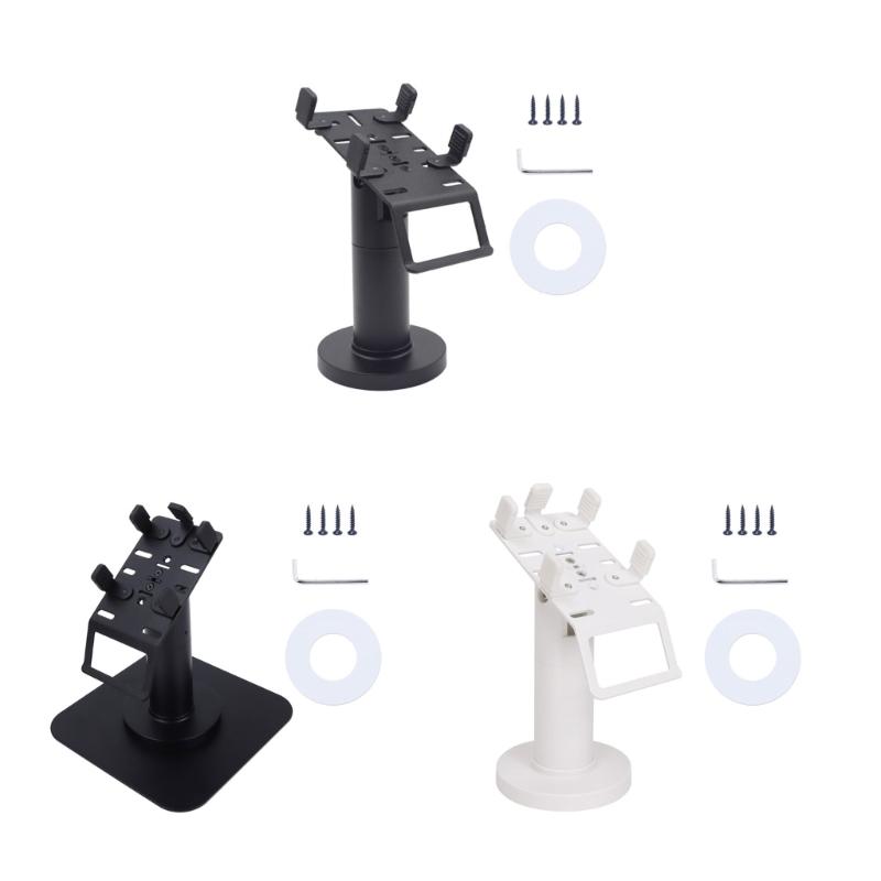 POS Machine Display Brackets Stand Retail Shop Adjustable Card Terminal Stand With Concealed Cable Channel