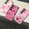 Anime K-Kirby Lovely Phone Case For Samsung S 24 Fe 25 Ultra Plus 20 Lite 21 30 22 23 24 22 Ultra 5G Fundas
