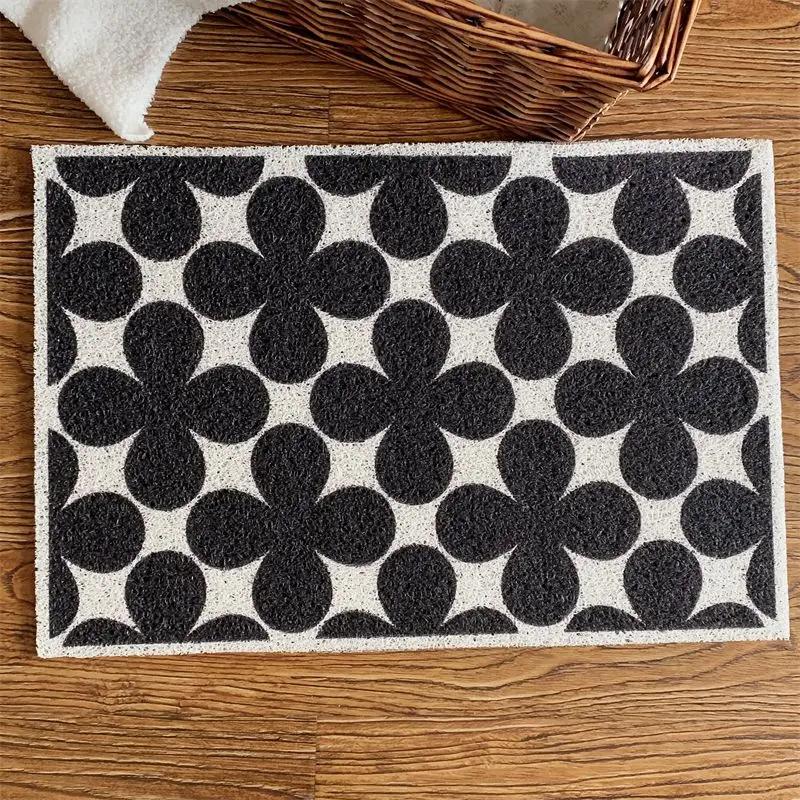 Vintage huis vloermat, gesneden zijde ring deurmat, entree voetmat, huishoudelijke buitenmat 50X80cm 19.7X31.5in