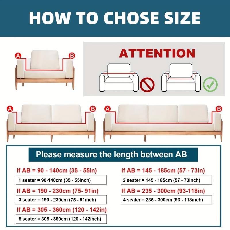 Jacquard Adjustable Elastic Sofa Cover Armchair Protector Corner L Shape Stretch Thick Slipcovers Couch Covers 1/2/3/4/5 Seater