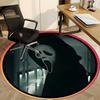 1pc Scream Mask Chair Carpet for Office, Non-slip, Soft and Durable Office Rug, Perfect for Office yy251225077