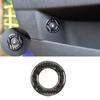 Fuel Gas Tank Switch Trim Cover Inner for Dodge Charger 2015+ Soft Carbon Fiber