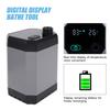 Portable Outdoor Shower USB Rechargeable Digital Display Camping Shower 12000mAh for Camping Hiking Pet Bath Surfing Boat RV Use