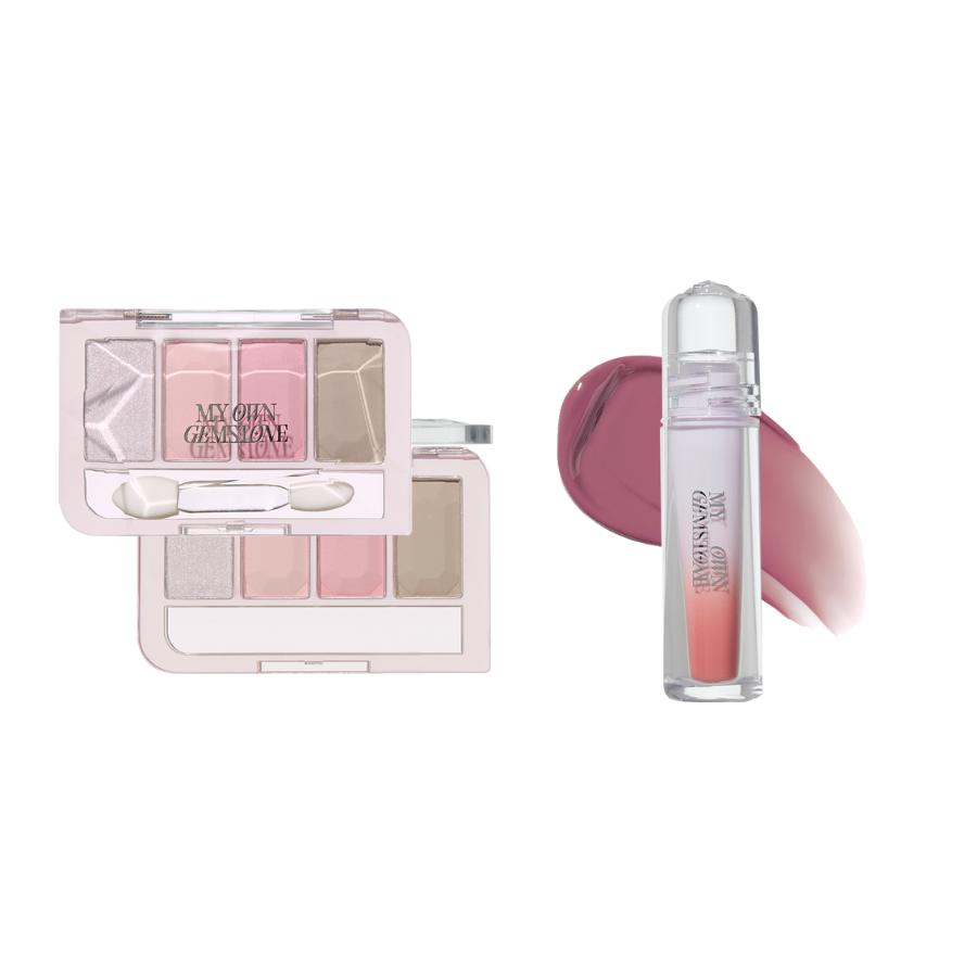 Etude #My Own Gemstone Play Color Eyes 3.5g + Over Glowy Tint 3g Set