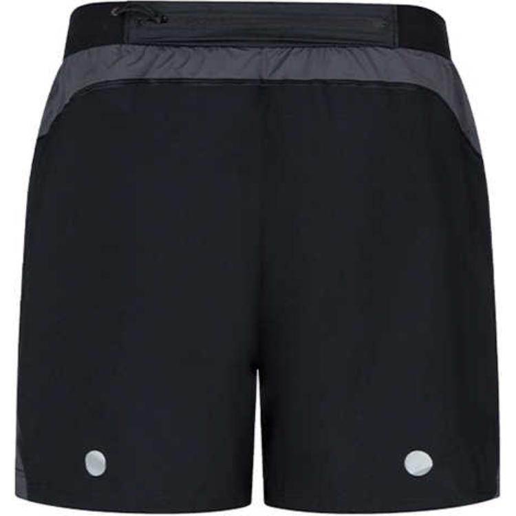 New Asics Men Running Sports Shorts Men's Black/Gray 2011D247-001