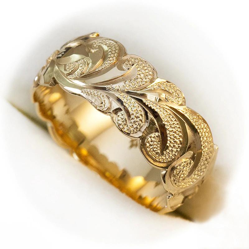 CopperAesthetic Floral Pattern Ring for Women New Unique Design Flower Leaf Rings Party New Fashion Jewelry