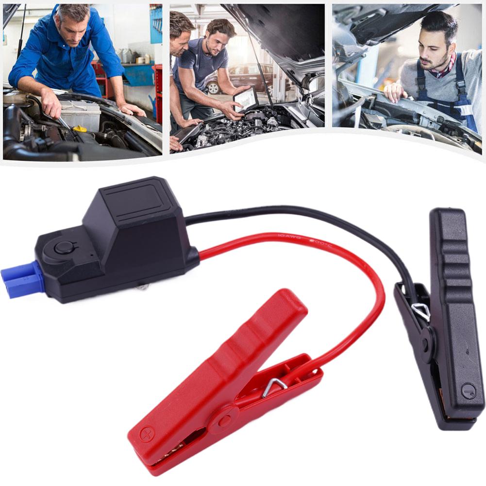 12V Jump Starter Alligator Clip For Car Trucks Emergency Battery Jump Cable Clamps With EC5 Plug Connector Car Accessories