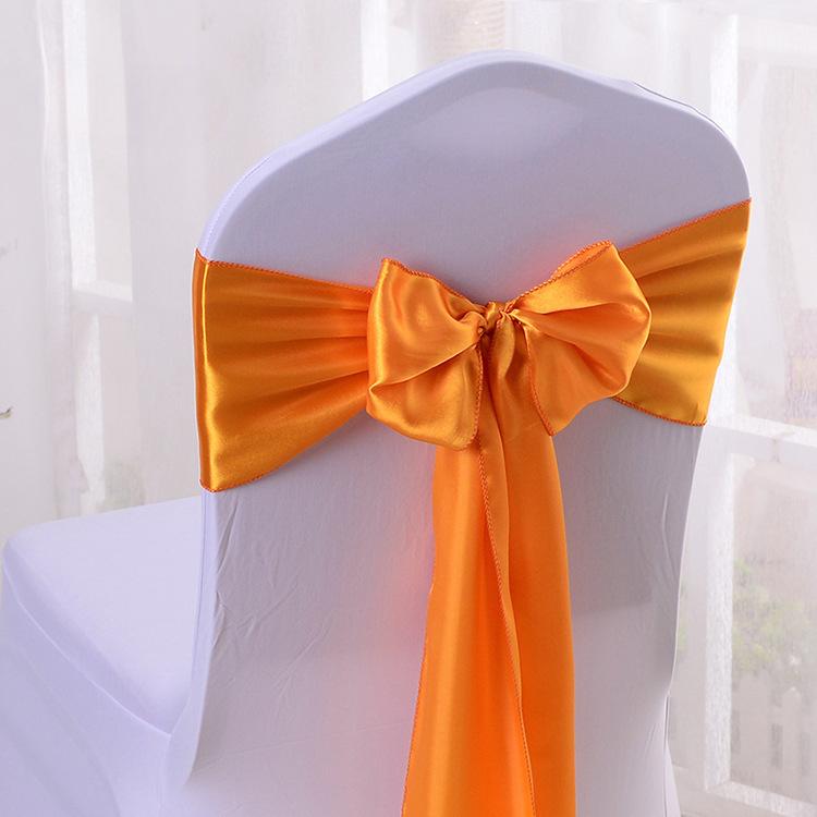 10pcs Wedding Decoration Products Ribbons Ribbon Banquet Chair Covers Bows Chair Straps Banquet Party Decoration Sillas