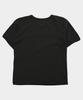 PLACE STUDIO Cut-Out Women'S Studded Point Semi-Crop Short Sleeve T-Shirt [Black]