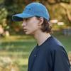 CHALLENGER Embroidered Logo Point Fleece-Lined Corduroy Ball Cap Blue
