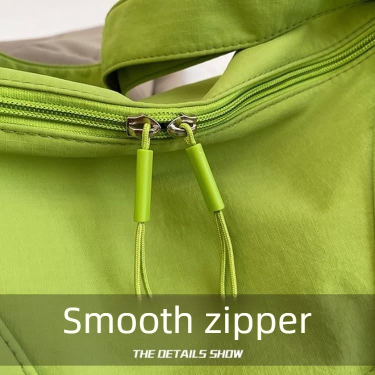 Color-blocked wet and dry separation gym bag travel bag