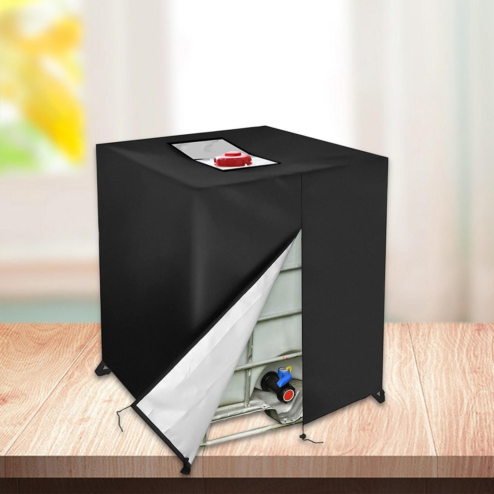IBC Waterproof Cover 420D Oxford Container Black
