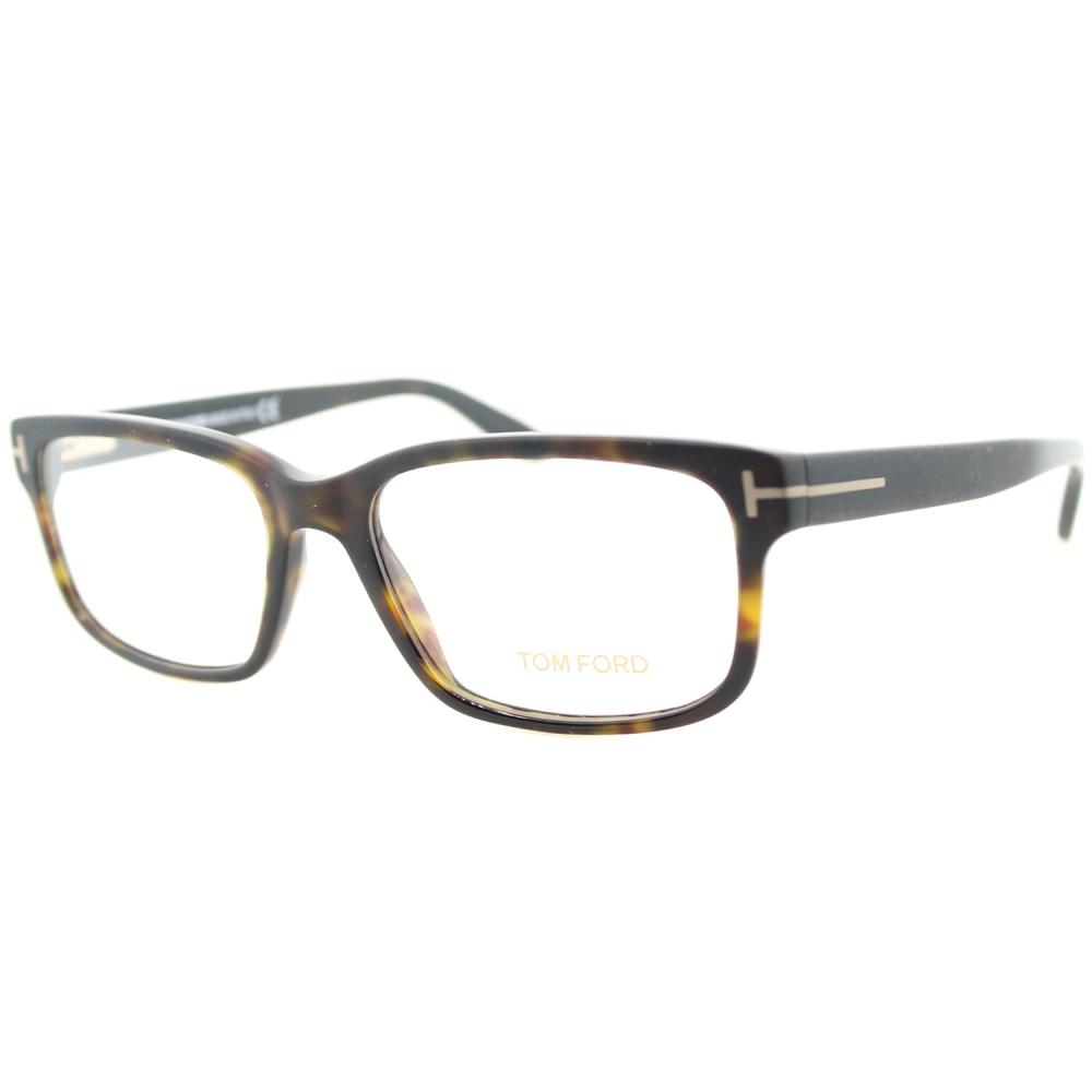 

Tom Ford FT 5313 052 Unisex Rectangle Eyeglasses 55mm brown